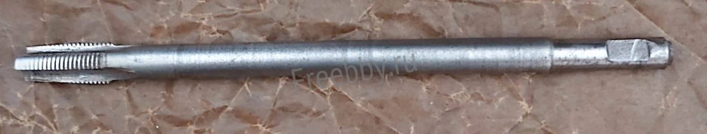Метчик левый М12х1,25LH; Р6М5, гаечный, 180/25 мм, прямой хвостовик.