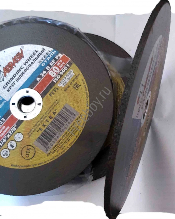 Круг зачистной по металлу 230х6х22, армированный, А 24 R BF, Луга, Рос