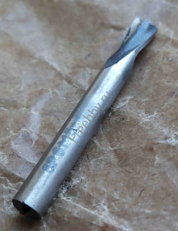 Фреза шпоночная 6,0 мм, ц/х, Z2, Р6М5, 52/8 мм, ГОСТ 9140-78.