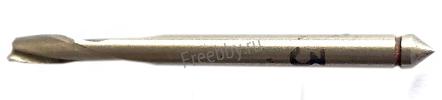 Фреза шпоночная 3 мм, ц/х, Р6М5, 37/5 мм, ГОСТ 9140-78, СССР.