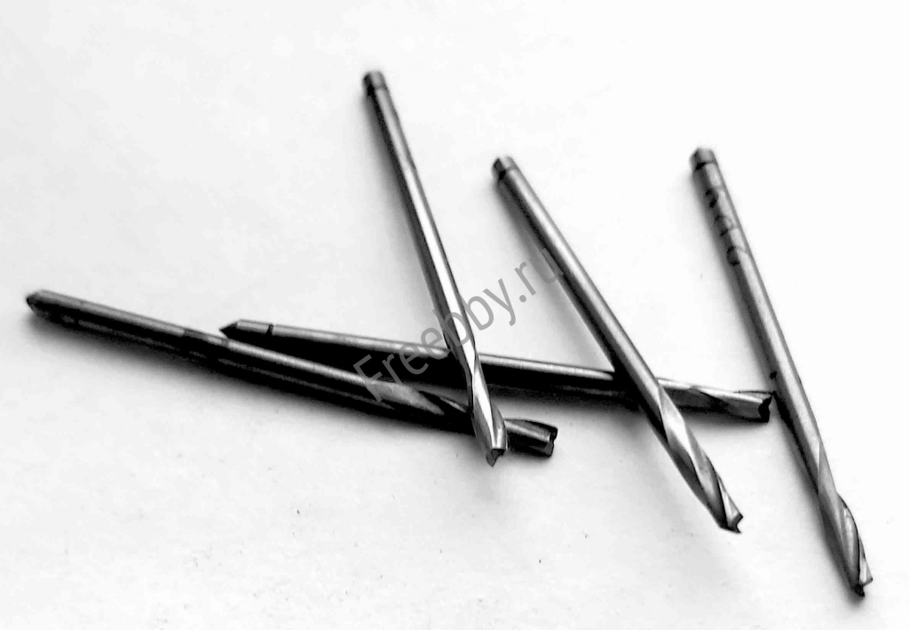 Фреза шпоночная 2 мм, ц/х, Z2, Р6М5, 36/4 мм, ГОСТ 9140-78, СССР.