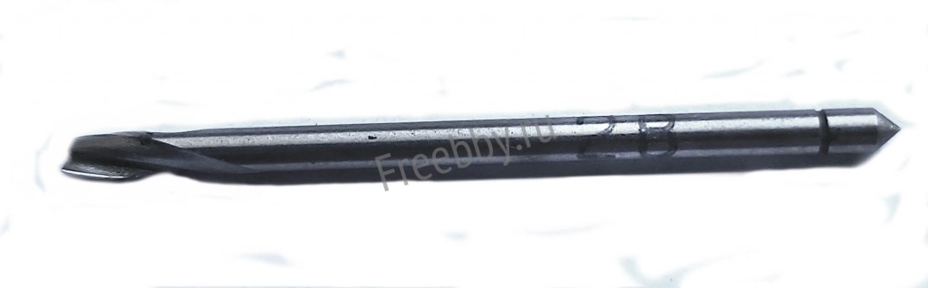 Фреза шпоночная 2 мм, ц/х, Z2, Р6М5, 36/4 мм, ГОСТ 9140-78, СССР.