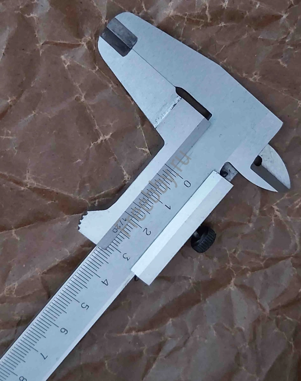 Штангенциркуль ЩЦ-1; 0-150 мм, 0,1 мм, ГОСТ 166-80, Ставрополь.