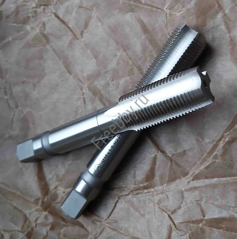 Метчик М18х1,5; к-т, м/р, Р6М5, 112/37 мм, мелкий шаг, шлифованный, ГО