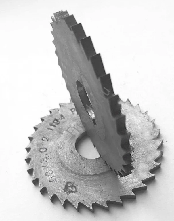Фреза отрезная 63х3х16, Р6М5, тип 2,  Z32, 2254-1194, СССР.