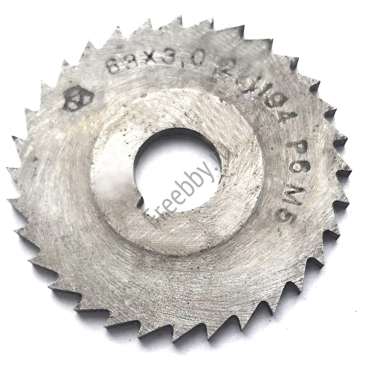 Фреза отрезная 63х3х16, Р6М5, тип 2,  Z32, 2254-1194, СССР.