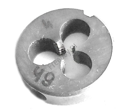 Плашка М4х0,7; 9ХС, основной шаг, 20/5 мм, ГОСТ 7740-71, СССР.