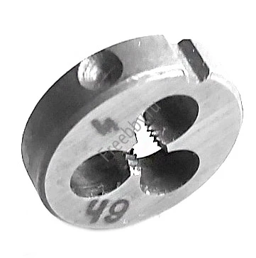 Плашка М4х0,7; 9ХС, основной шаг, 20/5 мм, ГОСТ 7740-71, СССР.