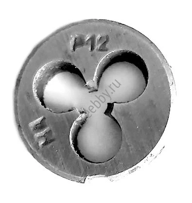Плашка М4х0,7; Р12, основной шаг, 20/5 мм, ГОСТ 7740-71, СССР.