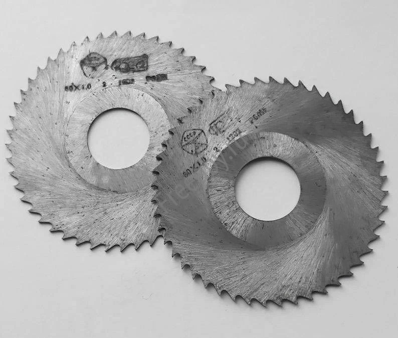 Фреза отрезная 80х1,0х22, Р6М5, тип 2, средний зуб, Z48, СССР.