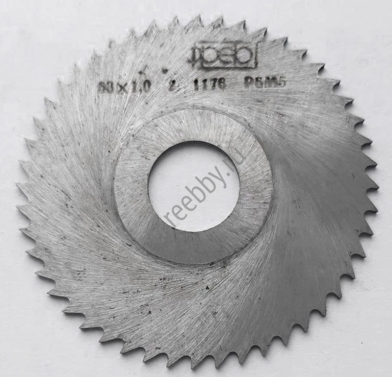 Фреза отрезная 63х1,0х16, Р6М5, средний зуб, Z40, тип 2, 2254-1176, ГО
