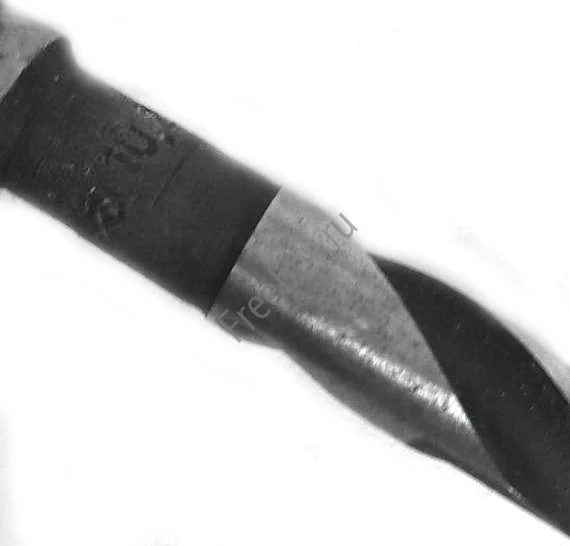 Сверло 10,2 мм, к/х, Р6М5, средняя серия, 168/87мм, КМ1, В1,  СССР.