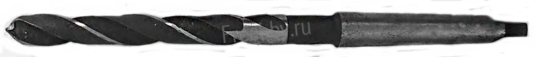 Сверло 10,2 мм, к/х, Р6М5, средняя серия, 168/87мм, КМ1, В1,  СССР.