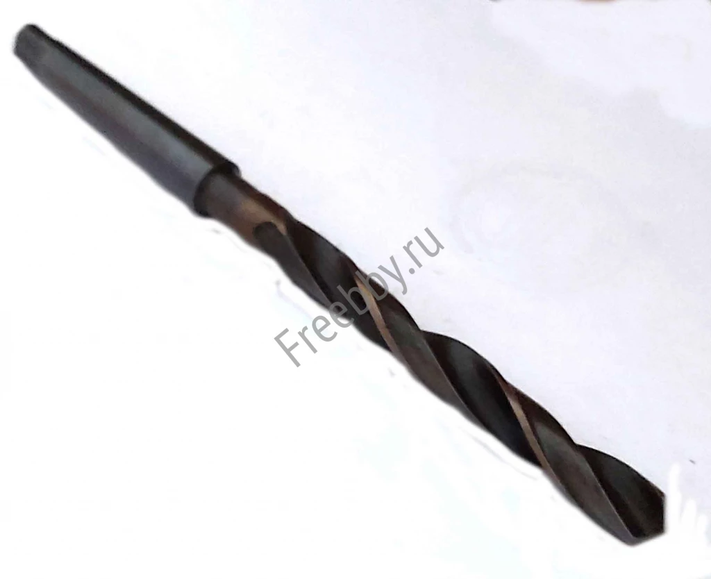Сверло 10,2 мм, к/х, Р6М5К5, 168/87 мм, КМ1, ГОСТ 10903-77, СССР.