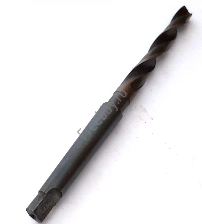 Сверло 10,2 мм, к/х, Р6М5К5, 168/87 мм, КМ1, ГОСТ 10903-77, СССР.