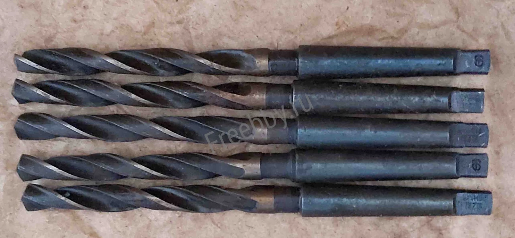 Сверло 10,2 мм, к/х, Р6М5К5, 168/87 мм, КМ1, ГОСТ 10903-77, СССР.