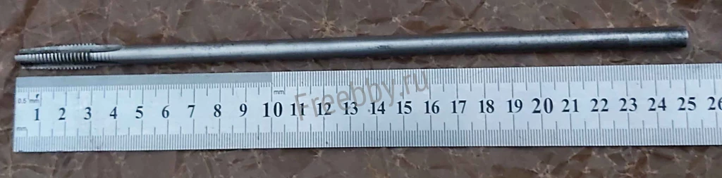 Метчик гаечный М10х1,5, длинный, Р6М5, 250/30 мм, основной шаг, 2640-0