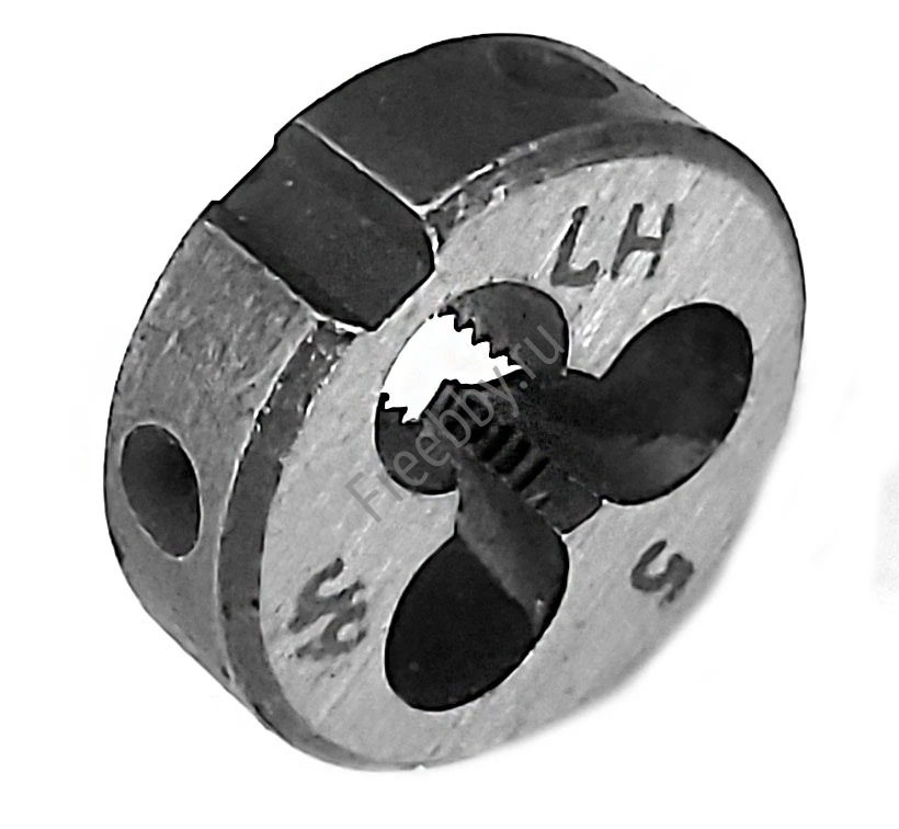 Плашка левая М5х0,8LH, 9ХС, 20/7 мм, основной шаг, ГОСТ 9740-71.