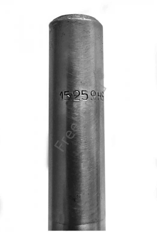 Сверло 15,25 мм, ц/х, Р6М5, сред сер, 178/120 мм, В1, 2300-0231, СССР.