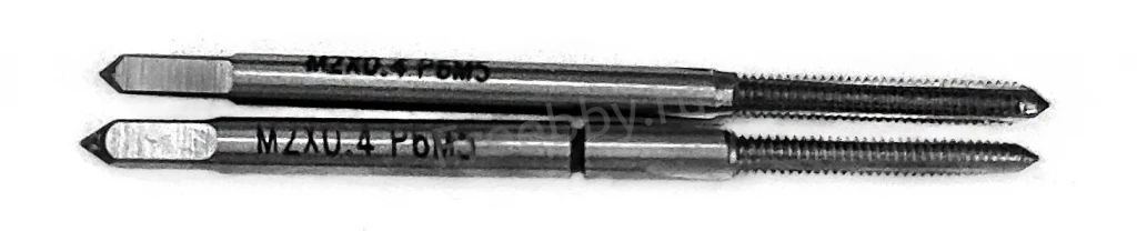 Метчик М2х0,4; к-т, м/р, Р6М5, 41/8 мм, основной шаг, шлифованный.