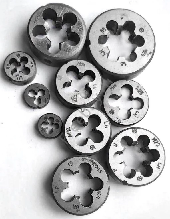 Плашка левая М9х1,0LH, 9ХС, 25/9 мм, мелкий шаг, 2650-1662.