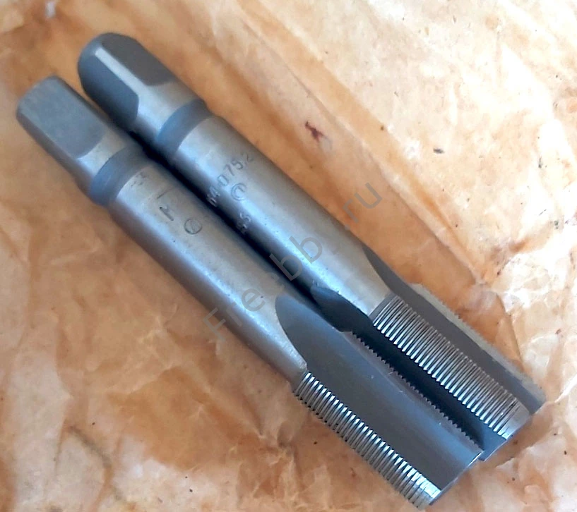 Метчик М14х0,75; к-т, м/р, Р6М5, 84/24 мм, мелкий шаг, СССР.