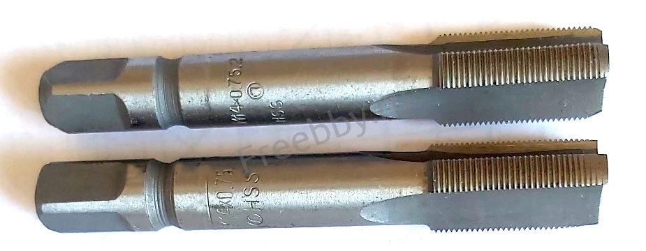 Метчик М14х0,75; к-т, м/р, Р6М5, 84/24 мм, мелкий шаг, СССР.