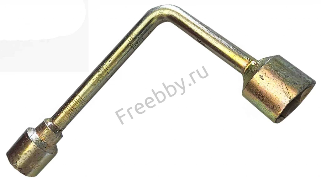 Ключ торцовый 27х30, изогнут, Г-образный, оцинкован, сделано в СССР.
