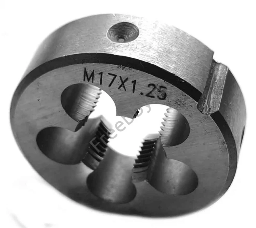Плашка М17х1,25, 9ХС, мелкий шаг, 45/14 мм, ГОСТ 7740-71.