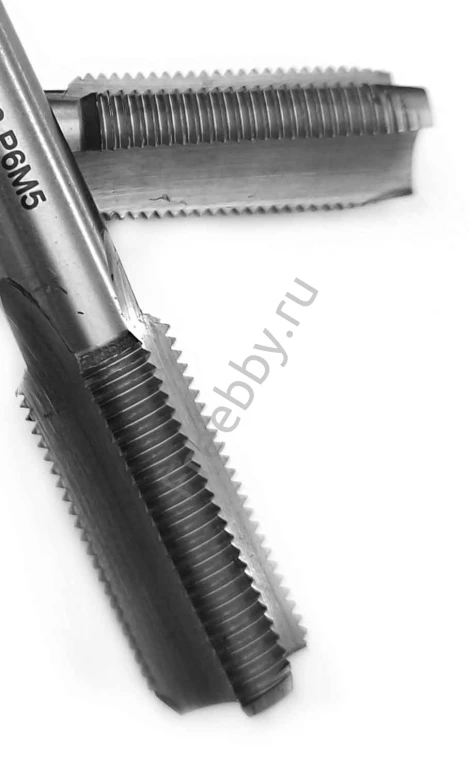Метчик М15х1,25; к-т, м/р, Р6М5, 95/30 мм, мелкий шаг, ГОСТ 3266-81.
