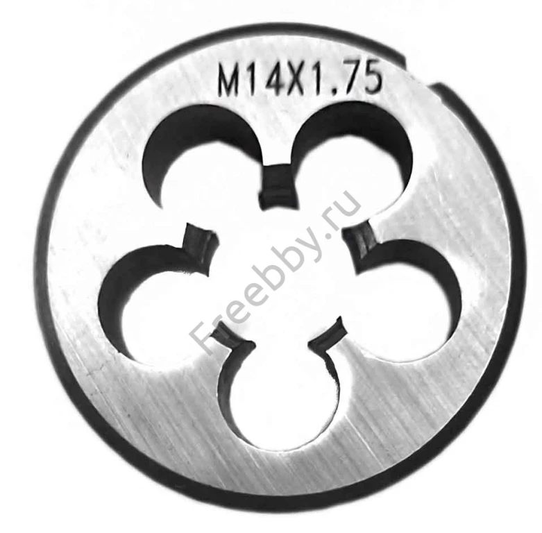 Плашка М14х1,75, 9ХС, мелкий шаг, 38/14 мм, ГОСТ 7740-71.