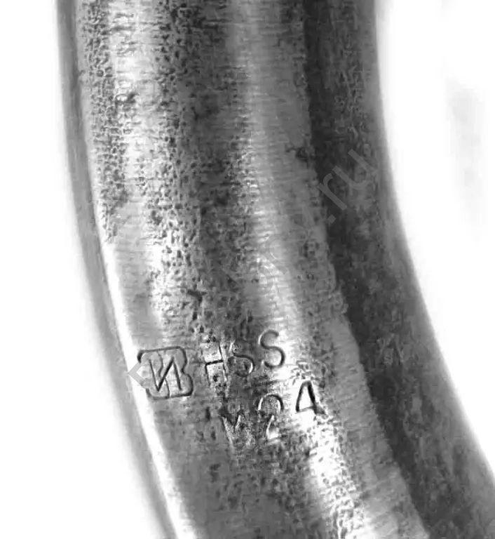 Метчик гаечный М24х3,0, изогн хвост, Р6М5, 420/60 мм, осн шаг, СССР.