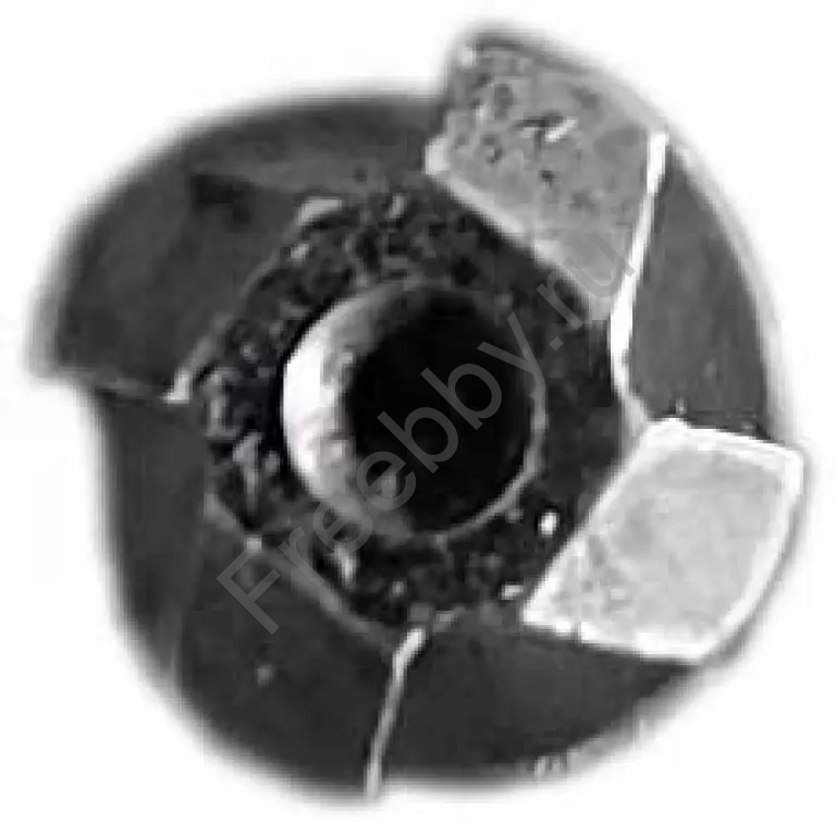 Зенкер цельный 10 мм, к/х, Р6М5, Z4, 162/81 мм, КМ1, 2320-2556, СССР.